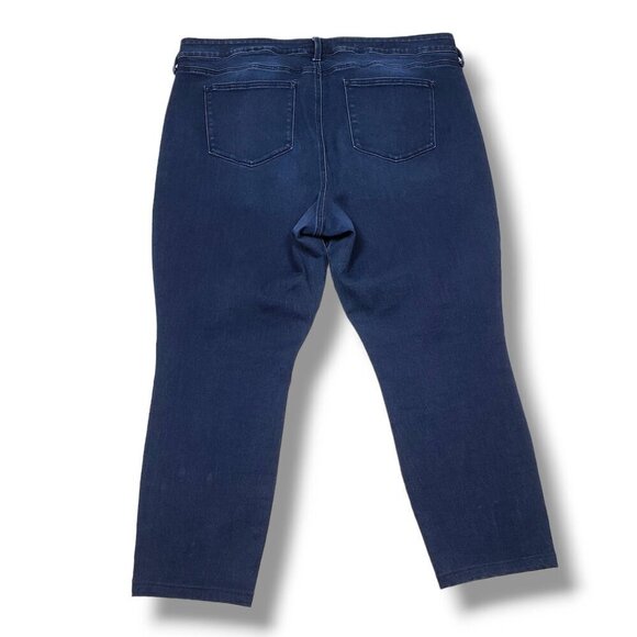 NYDJ‎ Alina Legging Jeans Womens 22W High Rise Dark Wash - Picture 4 of 7